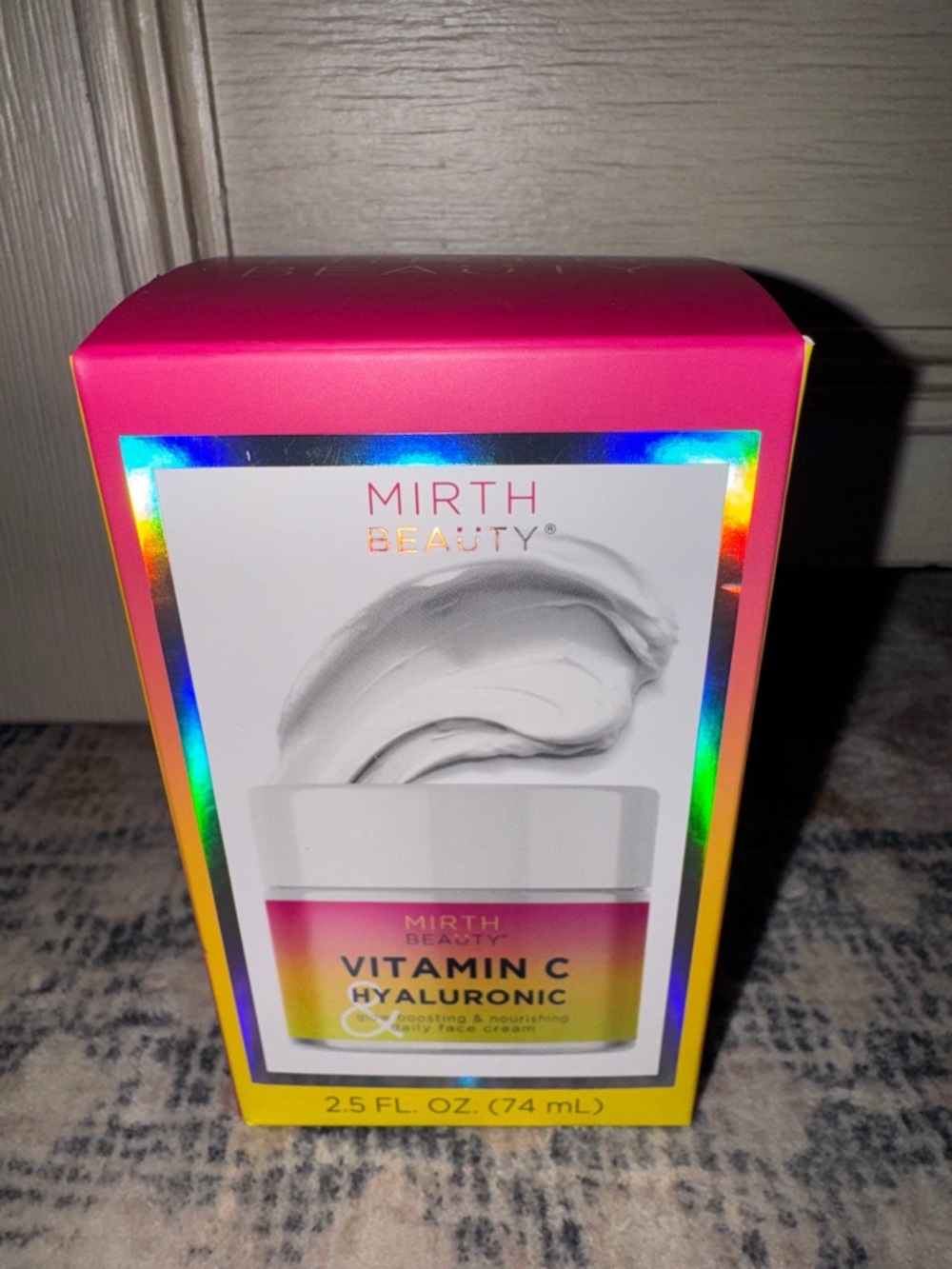 Mirth Beauty Vitamin C & Hyaluronic Daily Moisturizer - Pink/Yellow